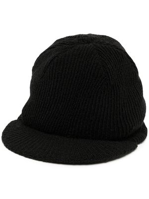 UNDERCOVER logo-embroidered rib-knit cap - Black