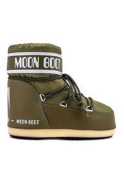MOON BOOT Classic Low 2 Bootie in Olive