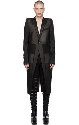 Rick Owens Black Neue Coat