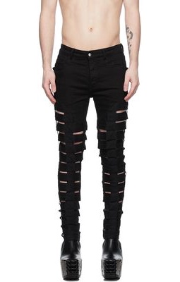 Rick Owens Black Spartan Jeans