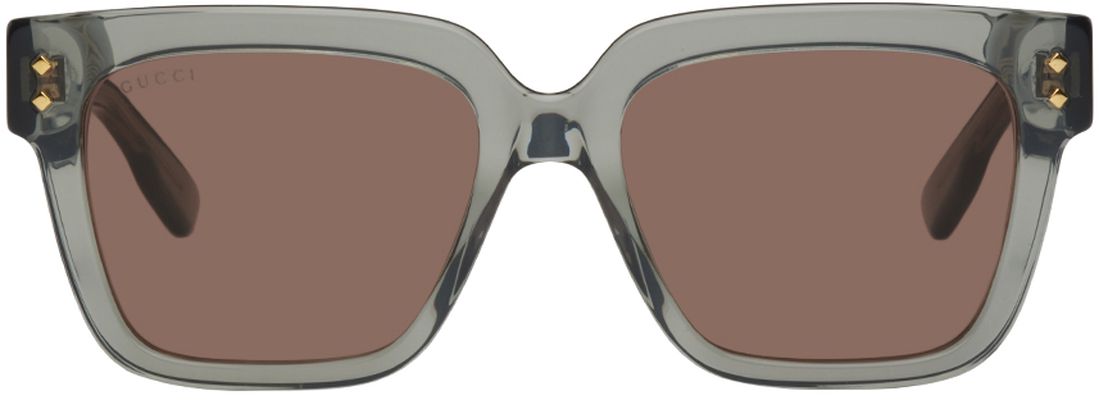Gucci Grey Transparent Vague Sunglasses