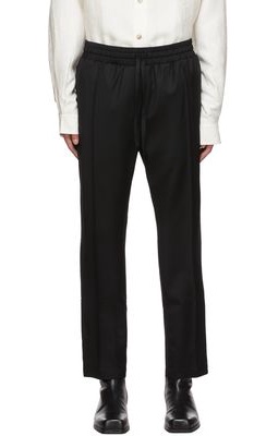 Tom Wood Black Wool Trousers