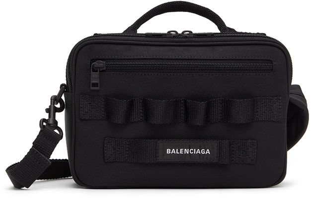 Balenciaga Black Army Messenger Bag