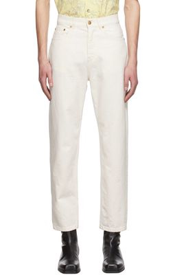 Tom Wood Off-White Organic Cotton Jeans