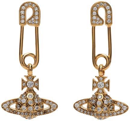 Vivienne Westwood Gold Lucrece Earrings