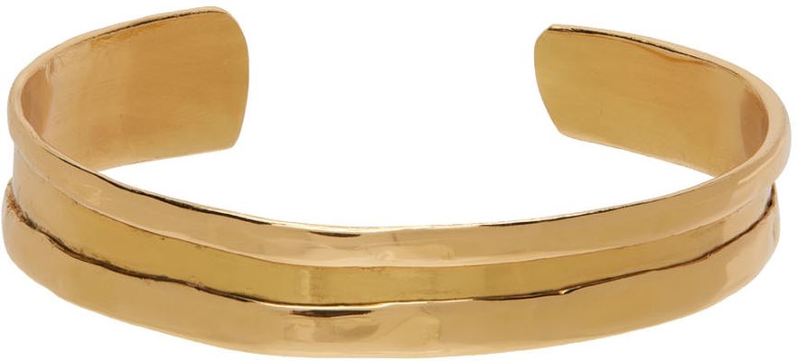 Emanuele Bicocchi Gold Open Cuff Bracelet
