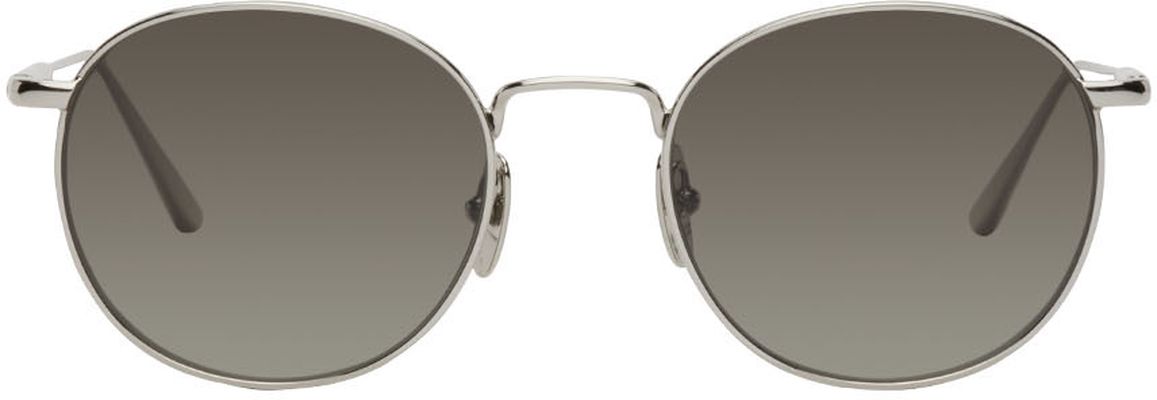 Chimi Silver Steel Round Sunglasses