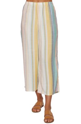 O'Neill Miriam Stripe High Waist Crop Pants in Multi Color
