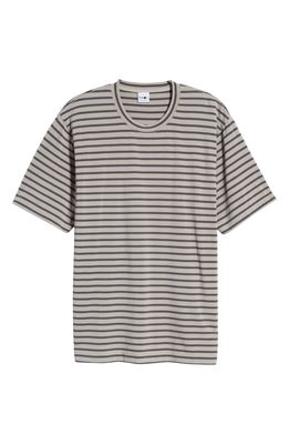 NN07 Men's Kurt Stripe T-Shirt in Grey Stripe