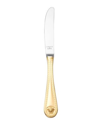 Medusa Gold-Plated Table Knife