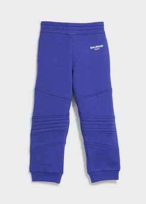 Boy's Logo-Print Sweatpants, Size 4-10