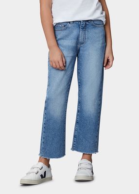 Girl's Emie Straight-Leg Denim Jeans, Size 2-6