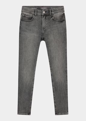 Boy's Zane Skinny Denim Jeans, Size 8-12