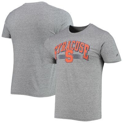 Men's League Collegiate Wear Heathered Gray Syracuse Orange Upperclassman Reclaim Recycled Jersey T-Shirt in Heather Gray