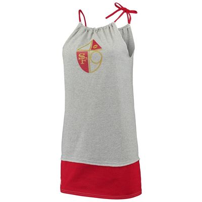 Women's Refried Apparel Gray San Francisco 49ers Sustainable Vintage Tank Dress