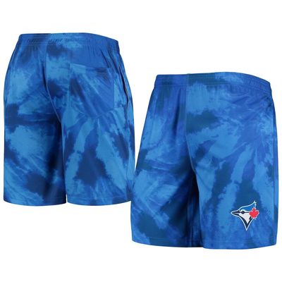 Men's FOCO Royal Toronto Blue Jays Tie-Dye Training Shorts