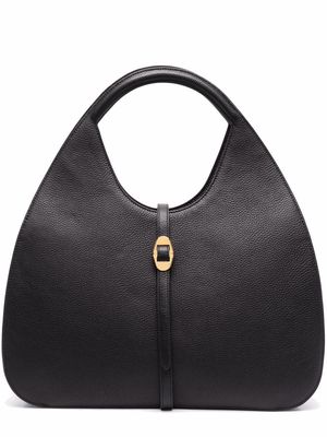 Coccinelle grained-leather shoulder bag - Black