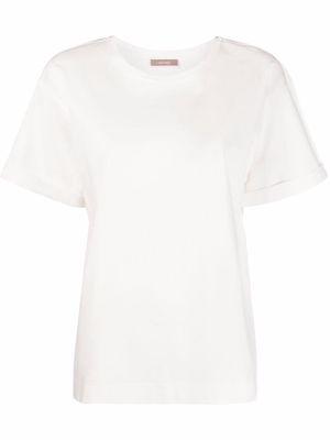 12 STOREEZ short-sleeve jersey T-shirt - White