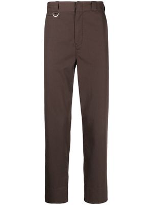 UNDERCOVER cropped tailored trousers - Brown