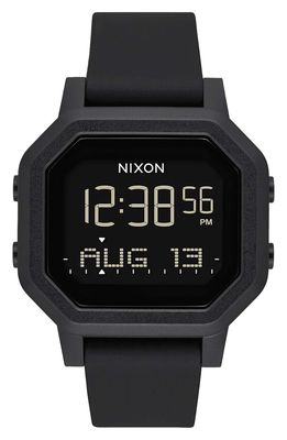 Nixon Siren Digital Recycled Plastic Strap Watch
