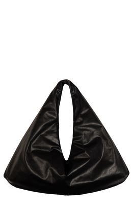 KASSL Anchor Medium Oiled Canvas Top Handle Bag in Black