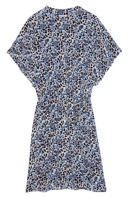 Zadig & Voltaire Rafix Floral Button Front Dress in Sea