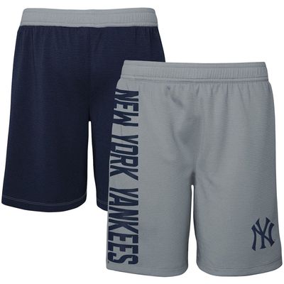 Outerstuff Youth Gray New York Yankees Oh Yeah Shorts