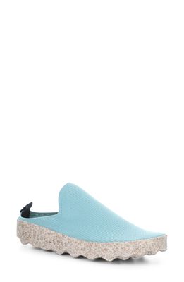 Asportuguesas by Fly London Clog in Aqua/Milky S Cafe