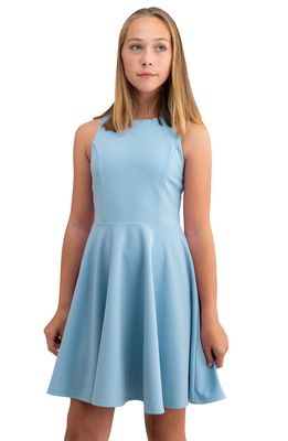Un Deux Trois Kids' Sleeveless Dress in Light Blue