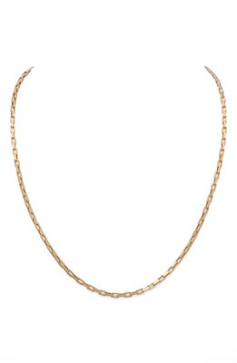 Stephanie Windsor 14K Gold Box Chain Necklace in Yellow