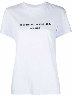 SONIA RYKIEL logo-print cotton T-shirt - Blue