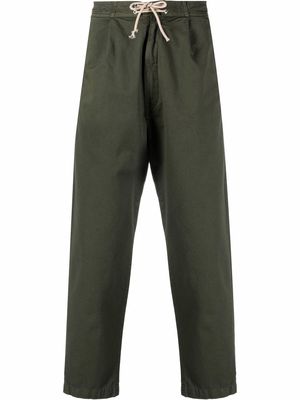 Société Anonyme cropped tapered-leg trousers - Green