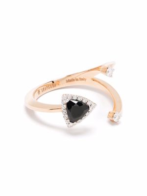 Anapsara 18kt rose gold Micro spinel and diamond ring - Pink