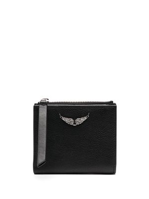Zadig&Voltaire billfold leather wallet - Black