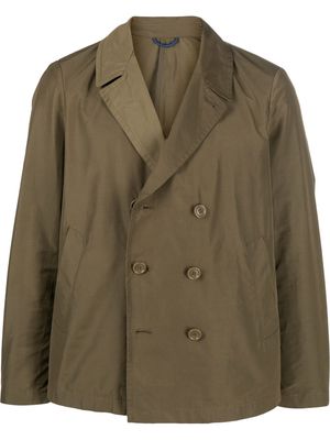 Paltò double-breasted cotton jacket - Green