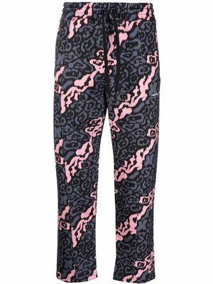 Vision Of Super leopard-print trousers - Pink