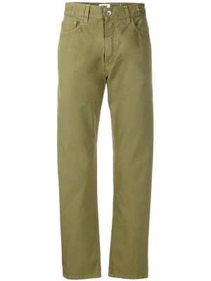 YMC Tearaway straight-leg jeans - Green
