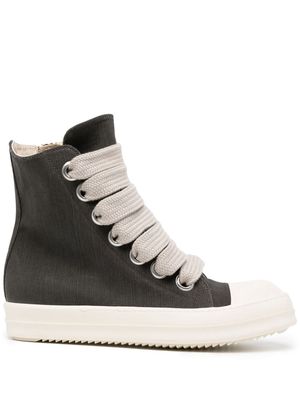 Rick Owens DRKSHDW high-top lace up sneakers - Black