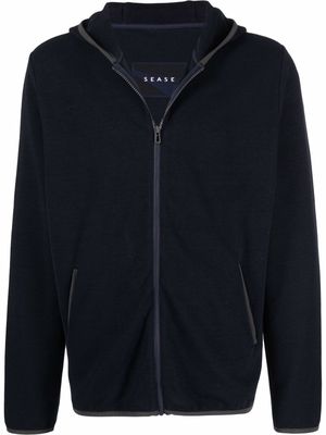 Sease zipped-up hoodie - Blue