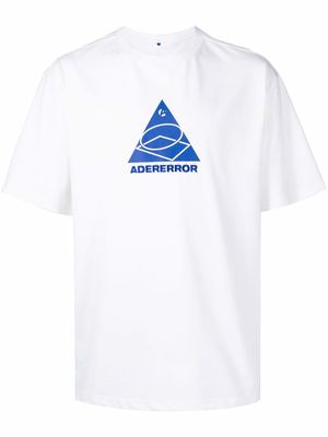 Ader Error logo-print T-shirt - White