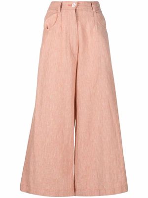Forte Forte high-waisted wide-leg trousers - Neutrals
