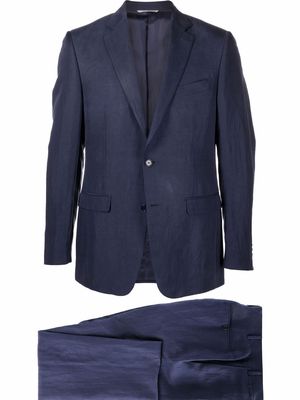Canali tailored single-breasted suit - Blue