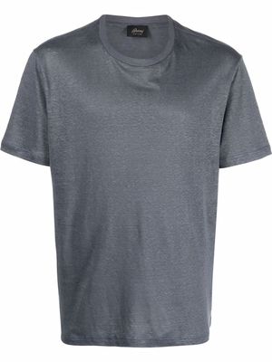 Brioni round neck short-sleeved T-shirt - Grey