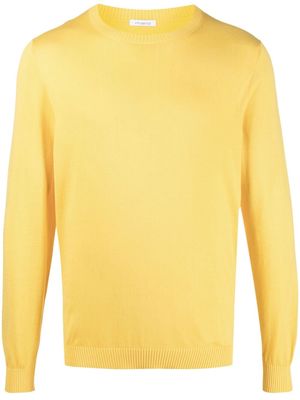 Malo crew neck cotton jumper - Yellow