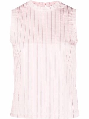 Alysi ribbed-knit sleeveless top - Pink