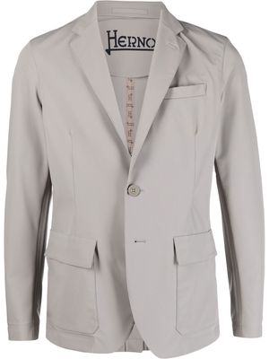 Herno single-breasted tailored blazer - Grey