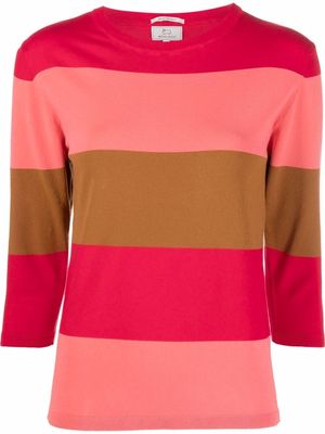 Woolrich fine-knit striped jumper - Pink