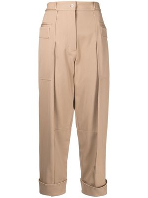 3.1 Phillip Lim straight-leg cropped trousers - Neutrals