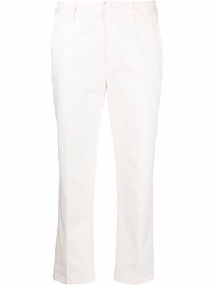 Scotch & Soda cropped tailored trousers - White