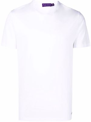 Ralph Lauren Purple Label embroidered logo T-shirt - White